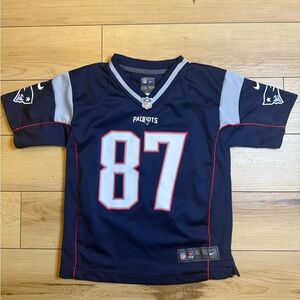 Nike On Field NFL New England Patriots Rob Gronkowski #87 Jersey - YOUTH Large